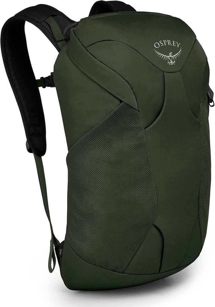 Osprey Farpoint Unisex Reiserucksack O/S - Fassungsvermögen 15L Gopher Green, O/S - Fassungsvermögen