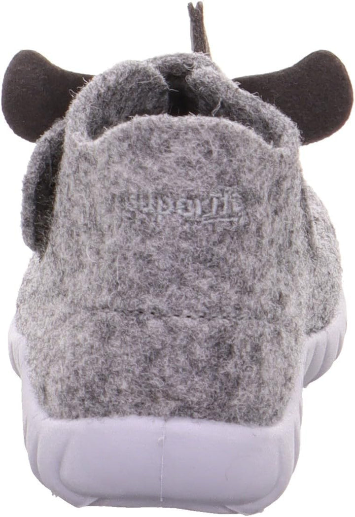 Superfit Baby-Jungen Happy Wollfilz Hausschuh 20 EU Schwarz 0010, 20 EU Schwarz 0010