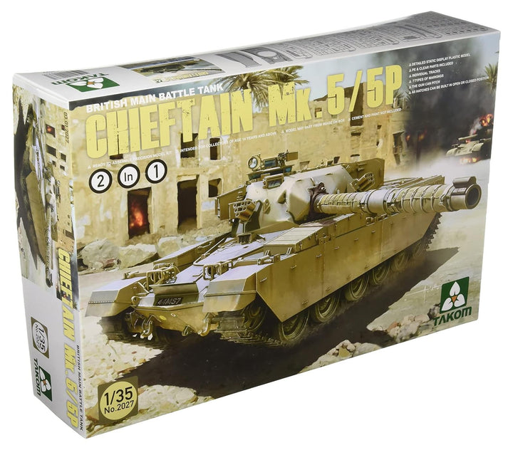 TAKOM TAK-2027 - Modellbausatz British Main Battle Tank Chieftain Mk.5/P