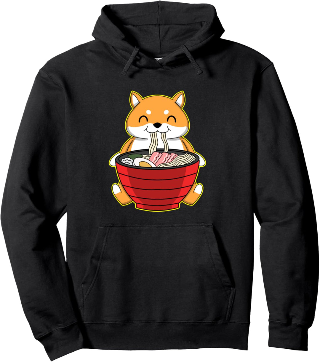 Fuchs Ramen Kawaii Füchse Japanische Nudeln Pullover Hoodie