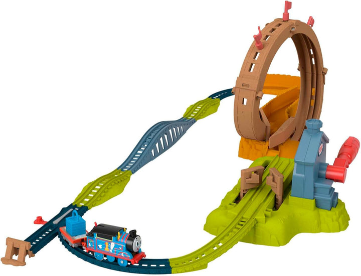Thomas &amp; Friends Price HMB93 - Thomas &amp; Friends Looping-Betriebshof, batteriebetriebenes Lok- und Sc