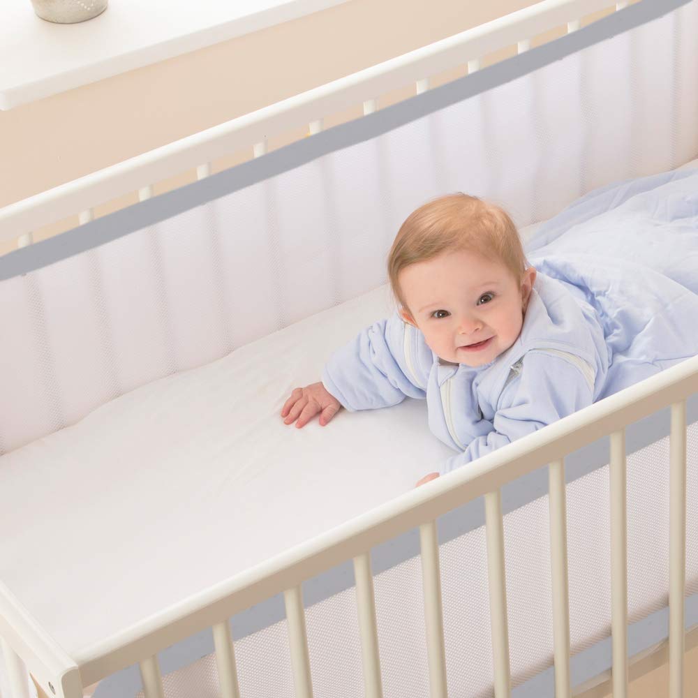 Purflo Atmungsaktive Nestchen,sichere Alternative zu traditionellen Babybettumpern,maschinenwaschbar