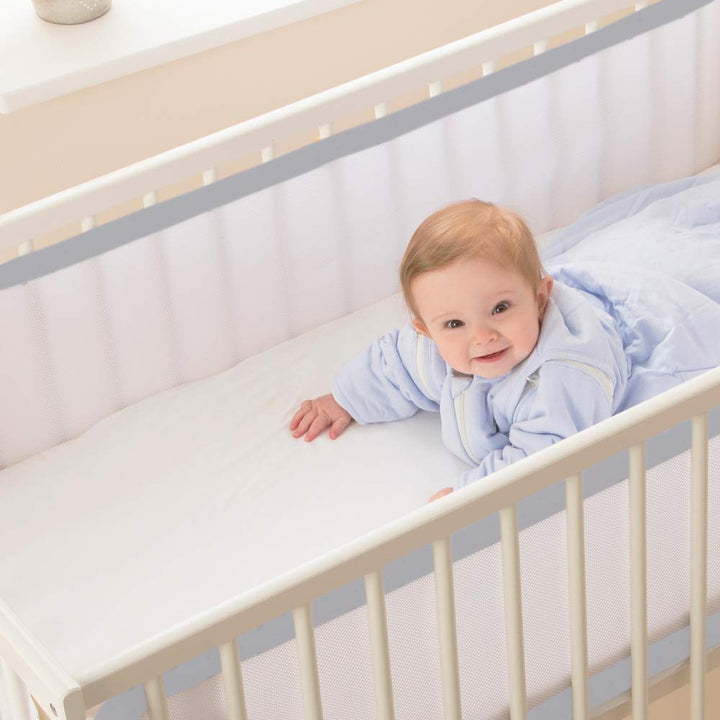 Purflo Atmungsaktive Nestchen,sichere Alternative zu traditionellen Babybettumpern,maschinenwaschbar