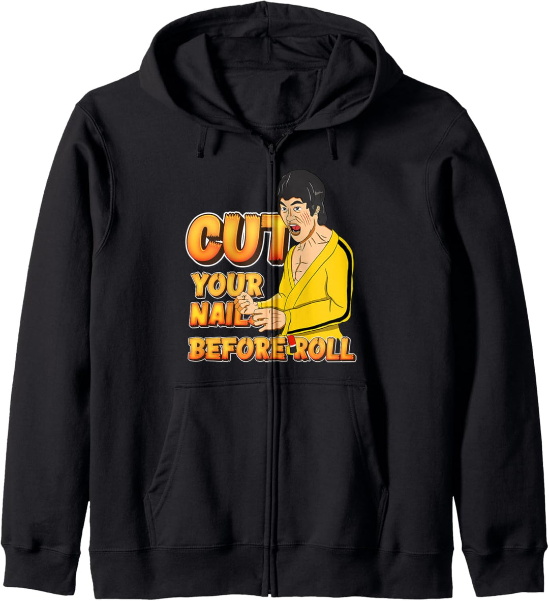 Brazilian Jiu-Jitsu Please cut your nail before roll BJJ Kapuzenjacke