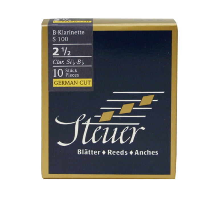 Steuer Blatt BB-Klarinette Blue Line S100 deutscher Schnitt 10er Packung Gr.3 1/2 3,5 Bb-Klarinette
