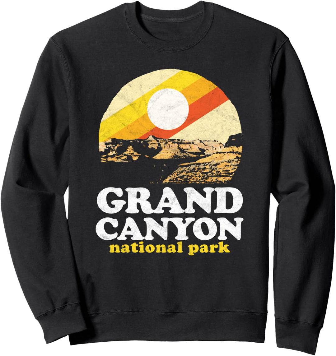 Vintage Grand Canyon Retro Eighties Sunset Graphic Sweatshirt