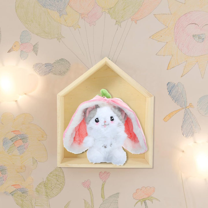 Holz Wandregal Hausform Hängeregal Pentagonal Schwebendes Wandboard für Wohnzimmer Schlafzimmer Büro