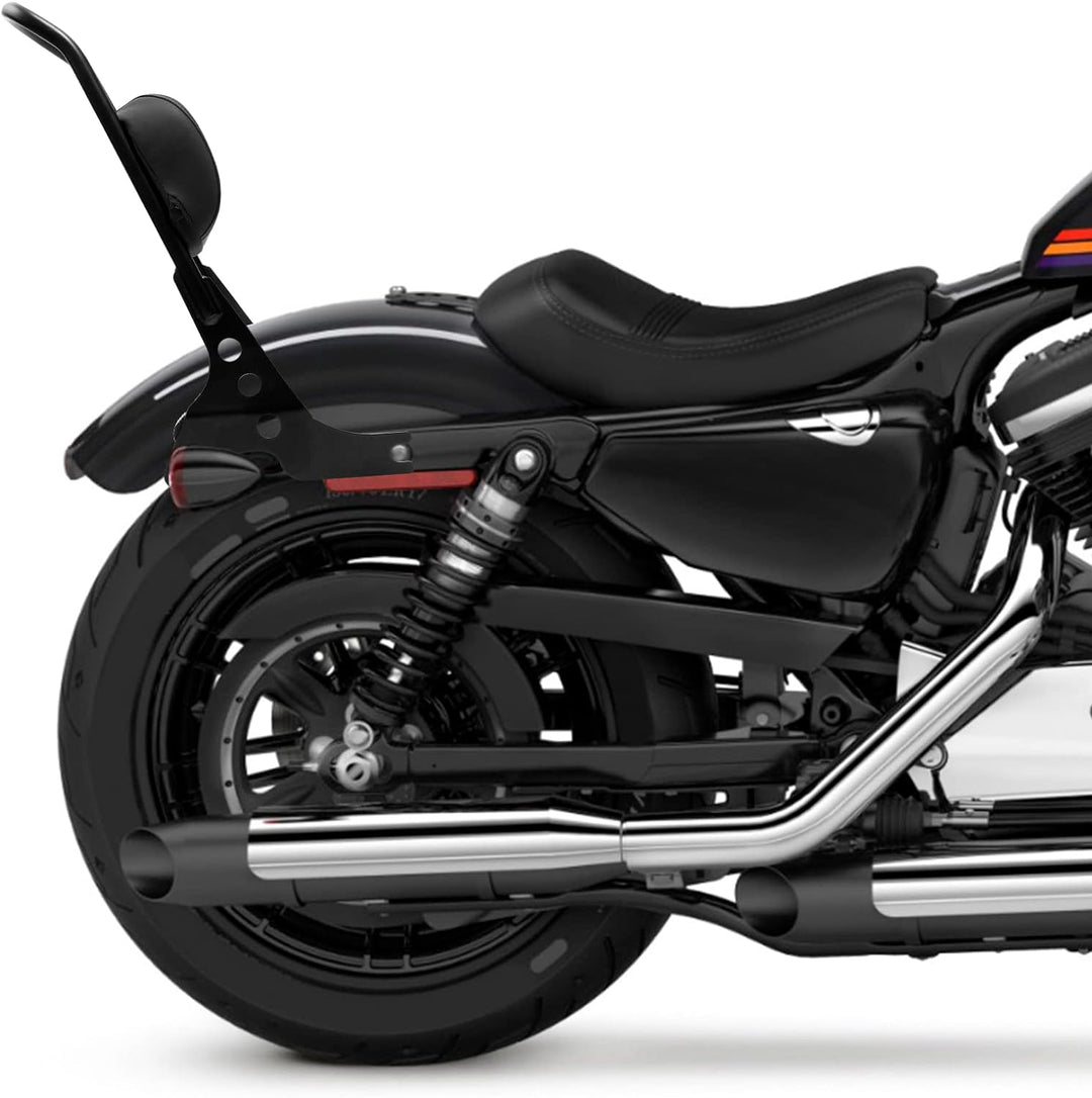 TCMT Rückenlehne abnehmbare Sissy Bar-Bügel mit Polster, passend für Harley Sportster 883 XL883 2004