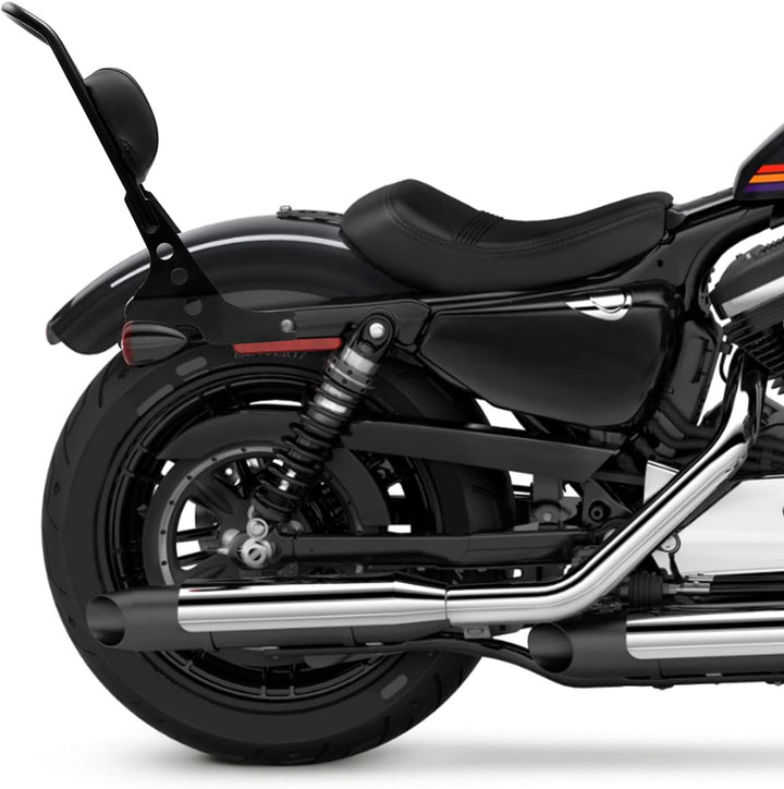 TCMT Rückenlehne abnehmbare Sissy Bar-Bügel mit Polster, passend für Harley Sportster 883 XL883 2004