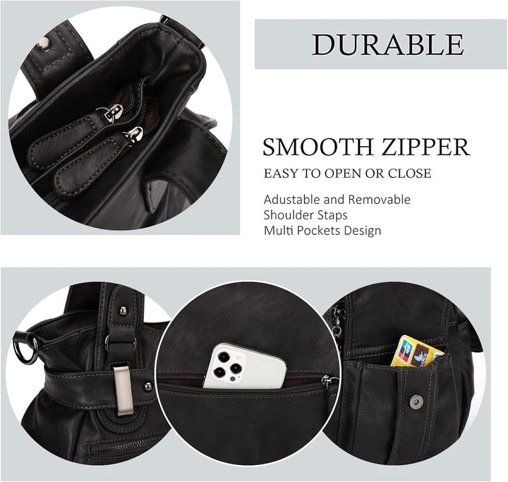 KL928 Handtasche Damen Umhängetaschen grosse Damenhandtasche Schultertasche gemacht aus PU Leder Kun
