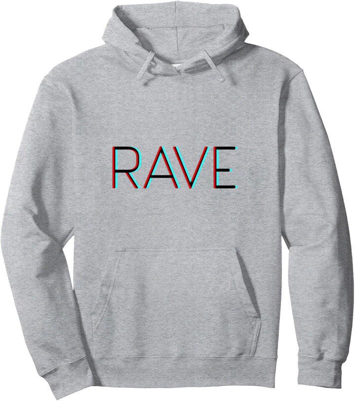 Rave Spruch Tekk HardTekk Raven Geschenk Techno Fans Pullover Hoodie