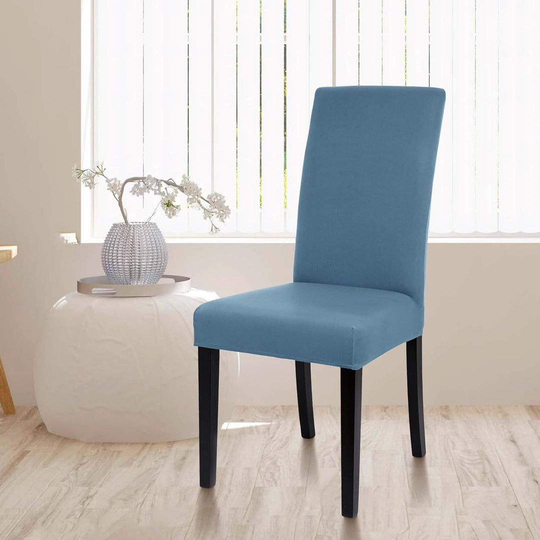 Yugarlibi Stuhlhussen 6er Set Stretch Stuhlhussen Schwingstuhl Elastische Hussen Stuhlbezug Abnehmba