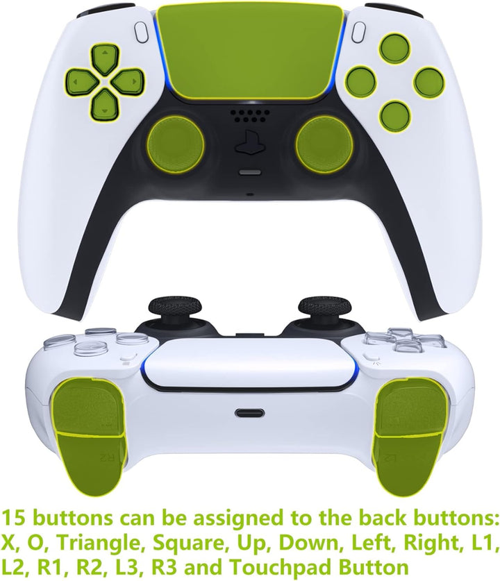 eXtremeRate Programmierbares Rise (RMB) Remap Kit für ps5 Controller BDM-030/040, Real Metal Buttons
