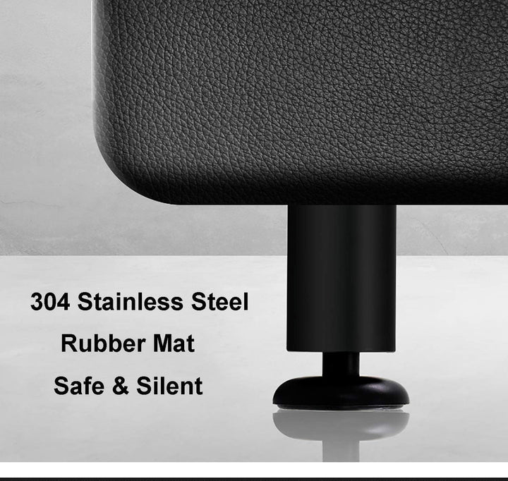 Qrity 4 Stück 15cm Möbelfüsse Edelstahl Schrankfüsse Möbelfüsse Verdicken für Sofa, Tisch, Schränke,