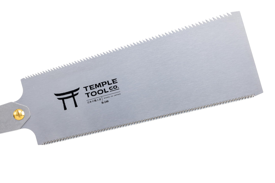 Japanische Zugsäge-Ersatzblatt – 2-seitige Ryoba-Handsäge mit Rip-Cut und Kreuzschnitt – Temple Tool