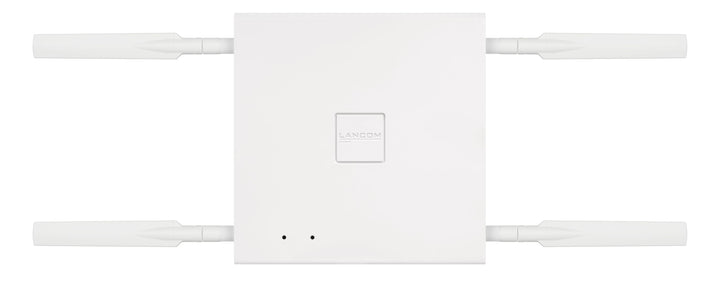 LANCOM LX-6402 (EU) WiFi-6 Access Point mit bis zu 2400 MBit/s, 4 flexible Rundstrahl-Antennen, PoE