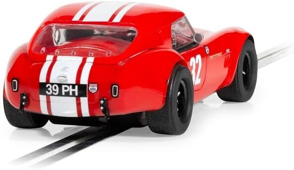 Scalextric Cars – C4528 Shelby Cobra 289 – Rot – 39PH – Spielzeug-Schlitzauto zur Verwendung mit Sca