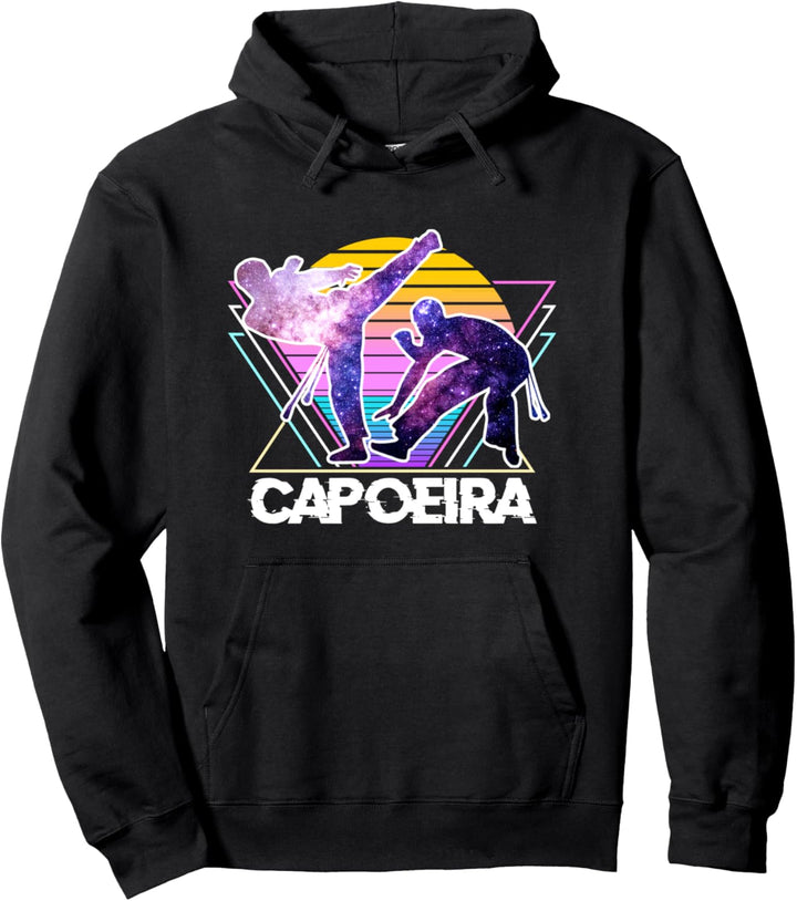 Capoeira brasilianische Kampfsportart Vintage Vaporwave 90s Pullover Hoodie