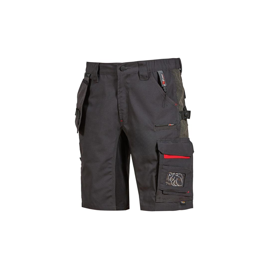 U-POWER DON'T WORRY... BE HAPPY! Herren Hosen-Set, Gris
