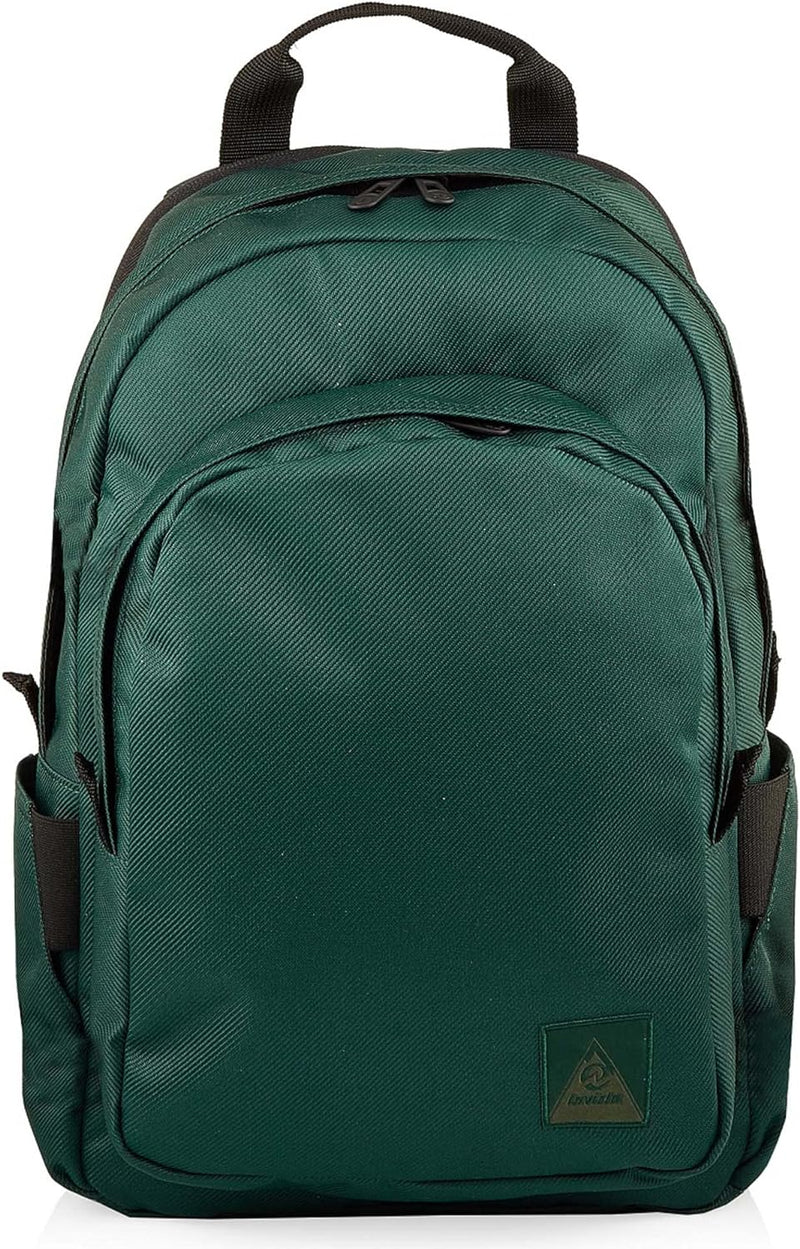 Invicta Round Backpack Geräumiger Rucksack, praktisch & unisex, mit Laptopfach für Uni, Arbeit, Reis