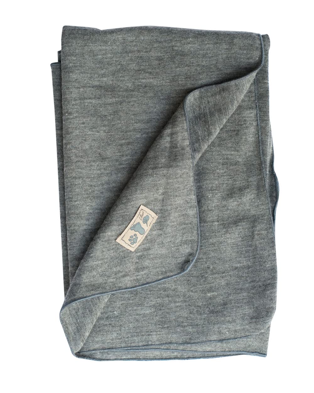 Lilano, Leichte Merino/Seide Babydecke, 70% Wolle (KBA), 30% Seide, 210 Gr./m² (Grau), Grau