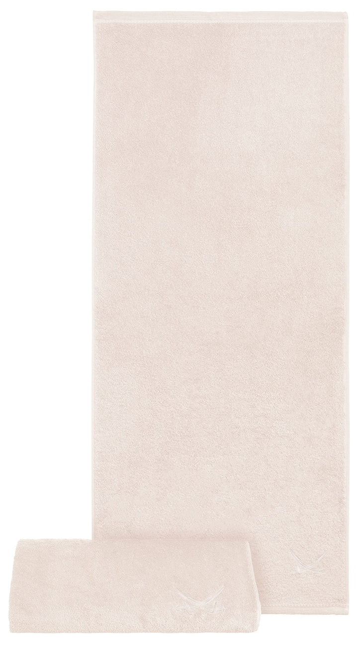 Sansibar Duschtuch 70x140 cm mit gesticktem Säbel Logo Badtuch Handtuch 100% Baumwolle (2er Set, San