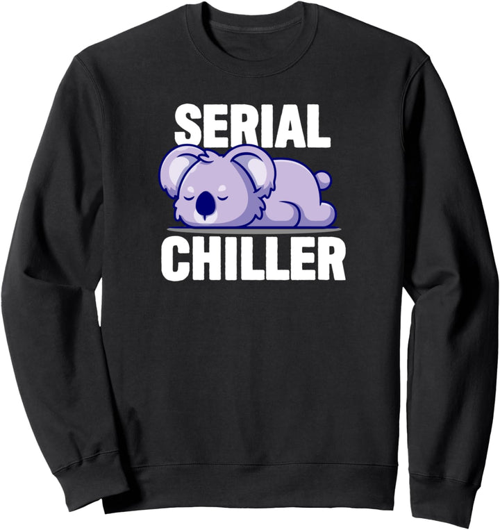 Serial Chiller Lazy Koala Sleeping Sweatshirt