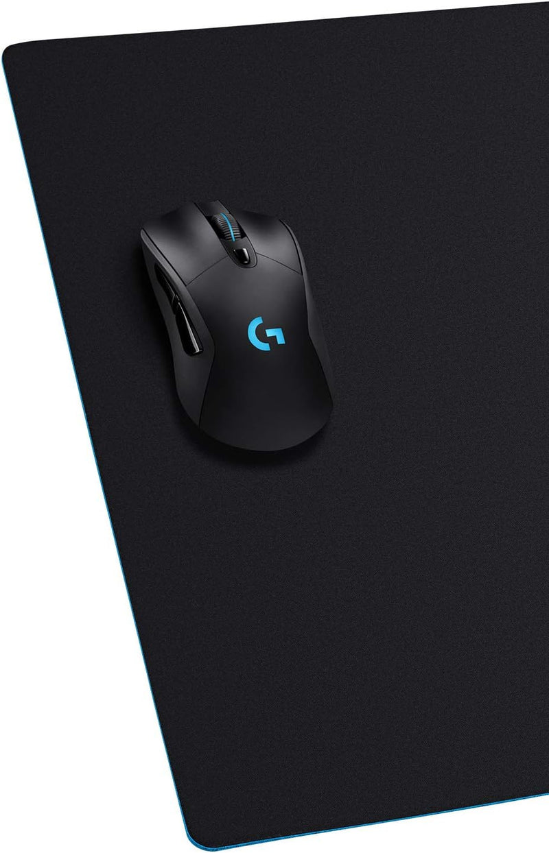 Logitech G840 XL Gaming-Mauspad, 400x900 mm, 3mm flaches Profil, Geringe Oberflächenreibung, Gummiun