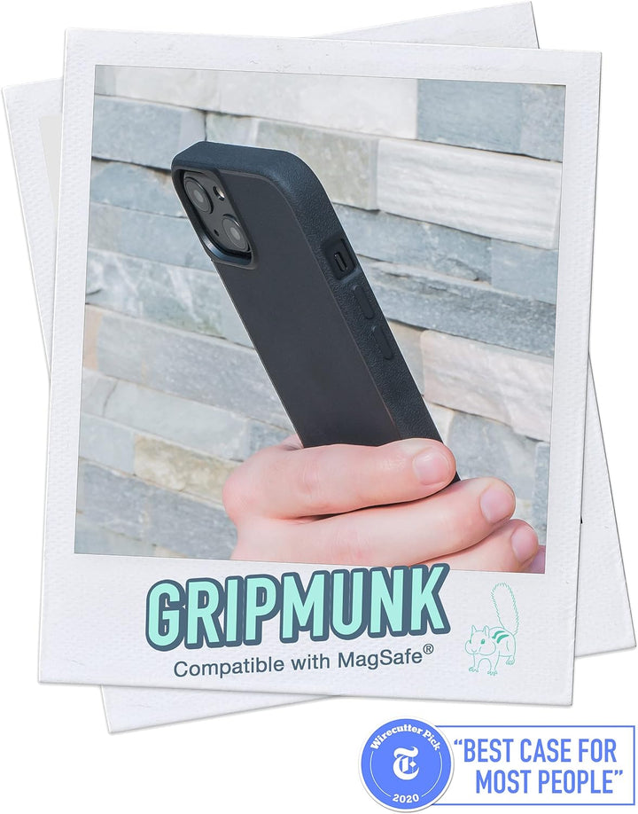 Smartish Schutzhülle für iPhone 13, Gripmunk, kompatibel mit MagSafe [leicht und schützend], dünne G