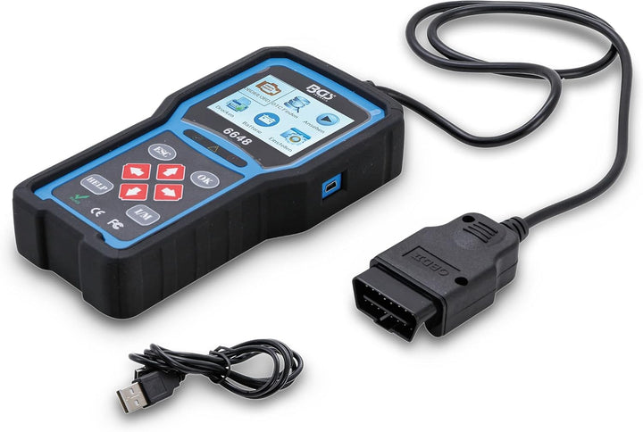 BGS 6648 | OBD 2 (EOBD) Fehler-Diagnosegerät | Klartext-Fehlercode | Auto-Scanner /