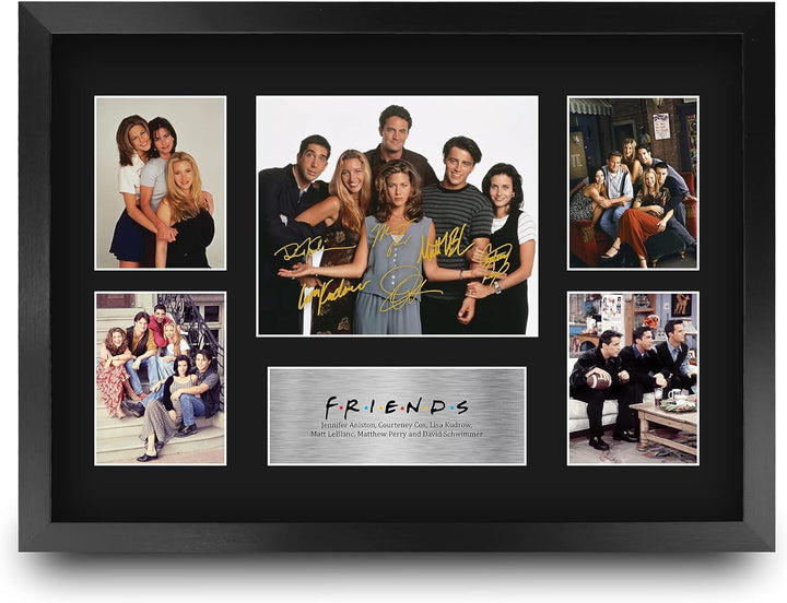 HWC Trading FR A3 Friends Geschenke Gedruckt Signiert Autogramm Bild Präsentation Display Für Fernse