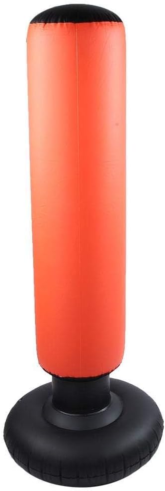 Boxsack 160cm Aufblasbarer Freistehender Fitness-Standbeutel zur Druckentlastung beim Bodybuilding(O