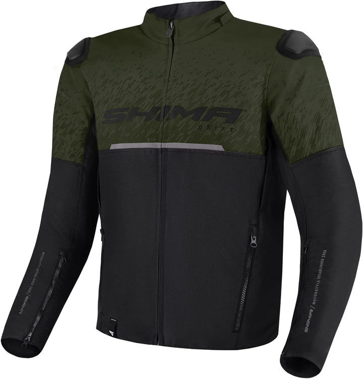 SHIMA DRIFT Motorradjacke Herren | Leichte, Atmungsaktive Sommer Mesh Motorcycle Stadt Textiljacke M