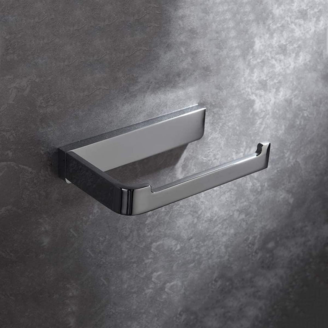 Flybath Toilettenpapierhalter Ohne Deckel Massiver Messing Vierkant Bad WC Rollenhalter Wandmontage