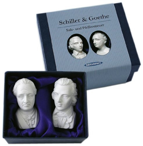 Schiller & Goethe zerstreut: Salz- und Pfefferstreuer
