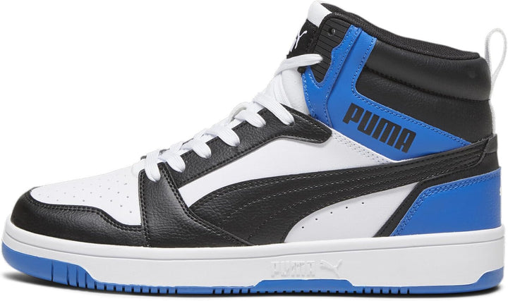 Puma Unisex Rebound V6Sneaker 38 EU Puma White Puma Black Puma Team Royal, 38 EU Puma White Puma Bla