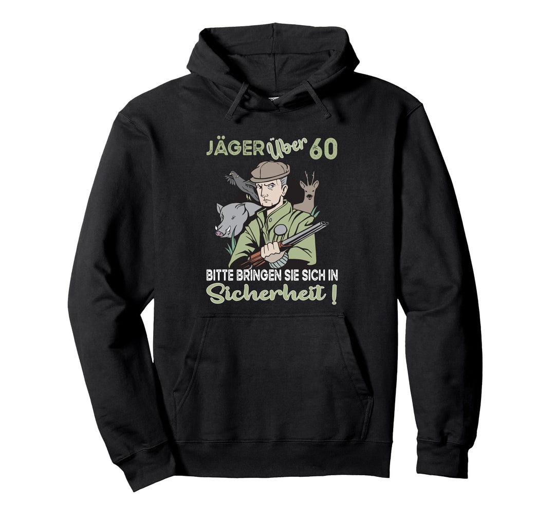 Geschenk Jäger Geburtstag über 60 Jahre Herren Pullover Hoodie