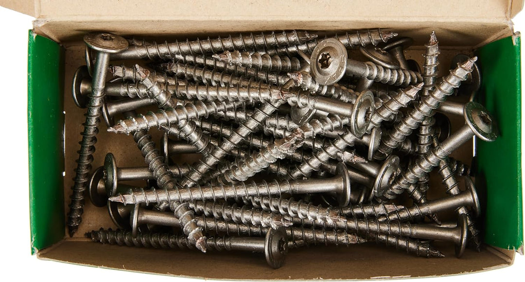 SPAX 257000801005 Für den Holzbau, Tellerkopf, T-STAR plus, 4CUT, Vollgewinde Edelstahl rostfrei A2,