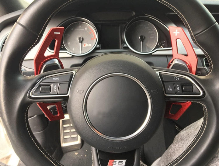 Overdrive-Racing Schaltwippen Verlängerung Kompatibel mit Audi S3, RS3, A4, S4, RS4, A5, S5, RS5, RS