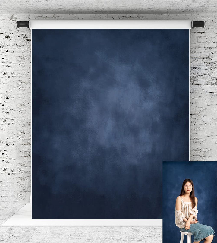 Kate 1.5x2.2m Dunkel Blau Portrait Hintergrund Mit Textur - Mikrofaser Studio Requisiten Foto Backdr