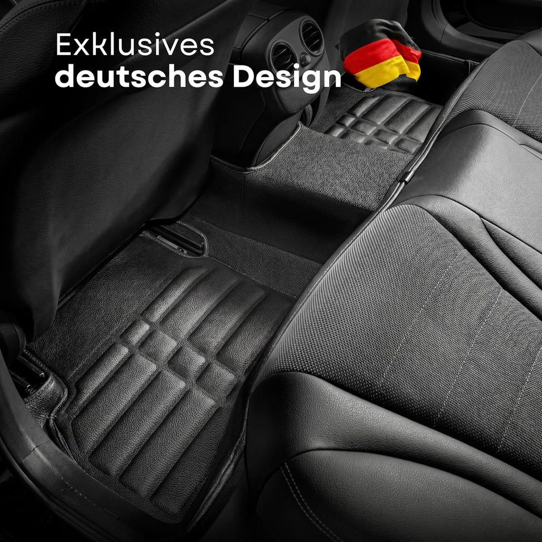 fussmattenprofi.com Auto Fussmatten Kompatibel mit VW Passat B6 Baujahr 2005-2010 I 100% Passgenau G