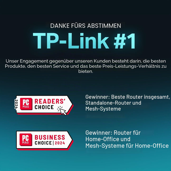 TP-Link Deco AX3000 WiFi 6 Mesh System (Deco X55) – deckt bis zu 6500 m² ab, ersetzt WLAN-Router und