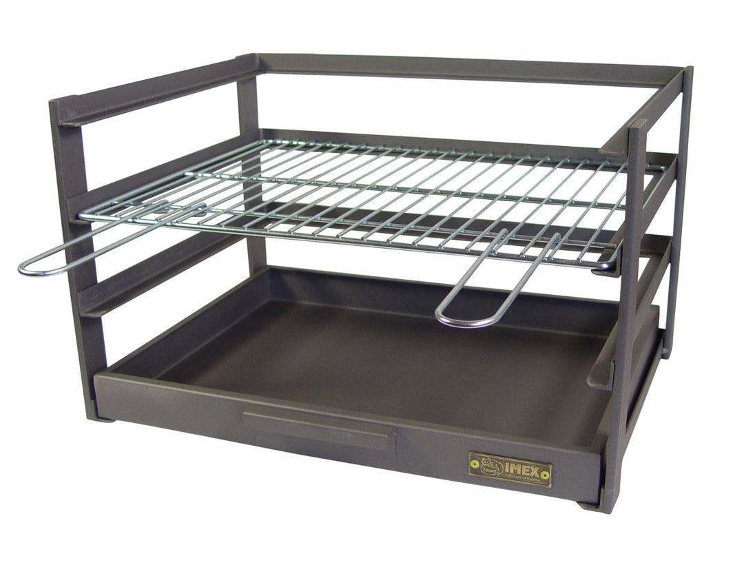 IMEX EL ZORRO 71472.0, Grillschublade mit verzinktem Grillrost, 57 x 41 x 35 cm,