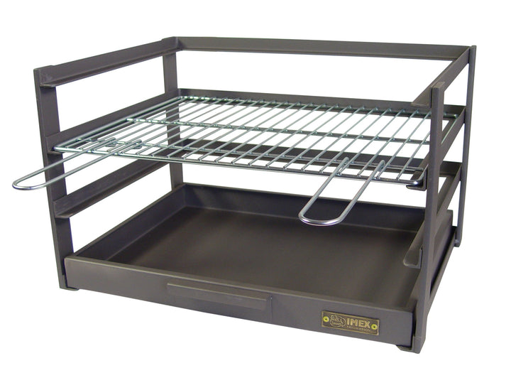 IMEX EL ZORRO 71472.0, Grillschublade mit verzinktem Grillrost, 57 x 41 x 35 cm,