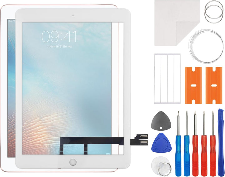 Neue Weiss Touchscreen Glas Digitizer Ersatz für iPad Pro 9.7 2016 A1673 A1674 A1675 Touchscreen Fro