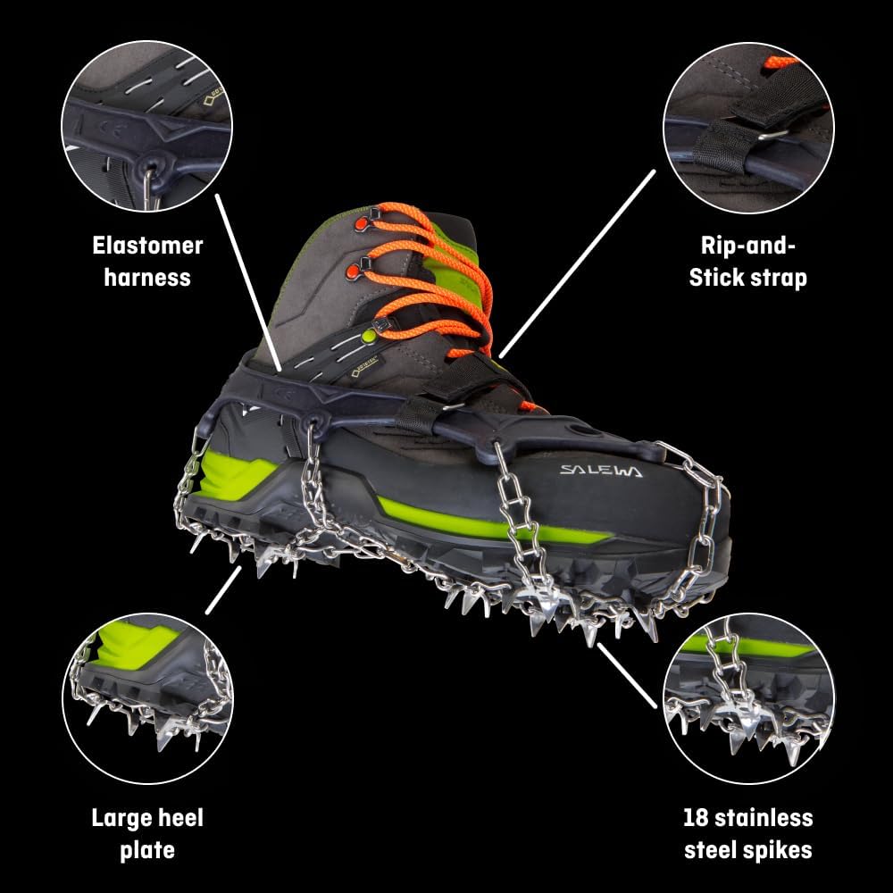 Salewa PUEZ MTN Spike Crampon XL GREY ONYX, XL GREY ONYX