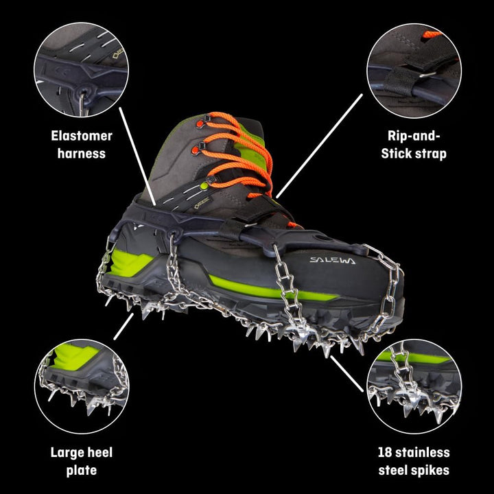 Salewa PUEZ MTN Spike Crampon XL GREY ONYX, XL GREY ONYX