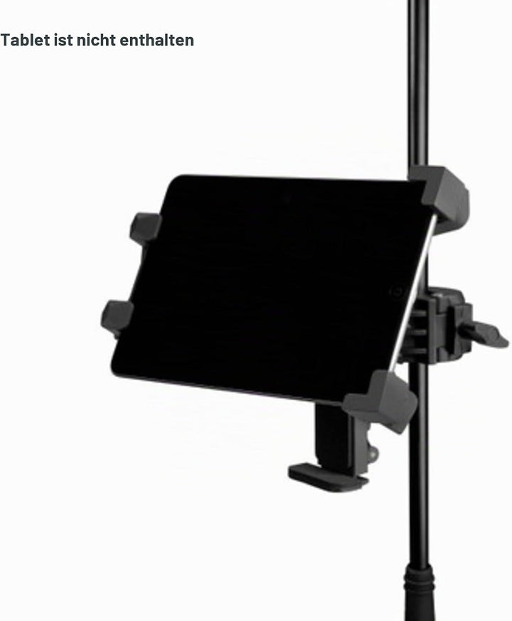 Adam Hall Stands THMS 1 - Universeller Tablet-Halter mit multifunktionalem Aufnehmer