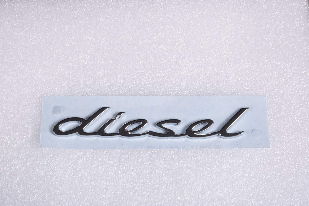 Porsche Cayenne E2/958 Schriftzug"Diesel" Chrom seitlich/Kotflügel RECHTS