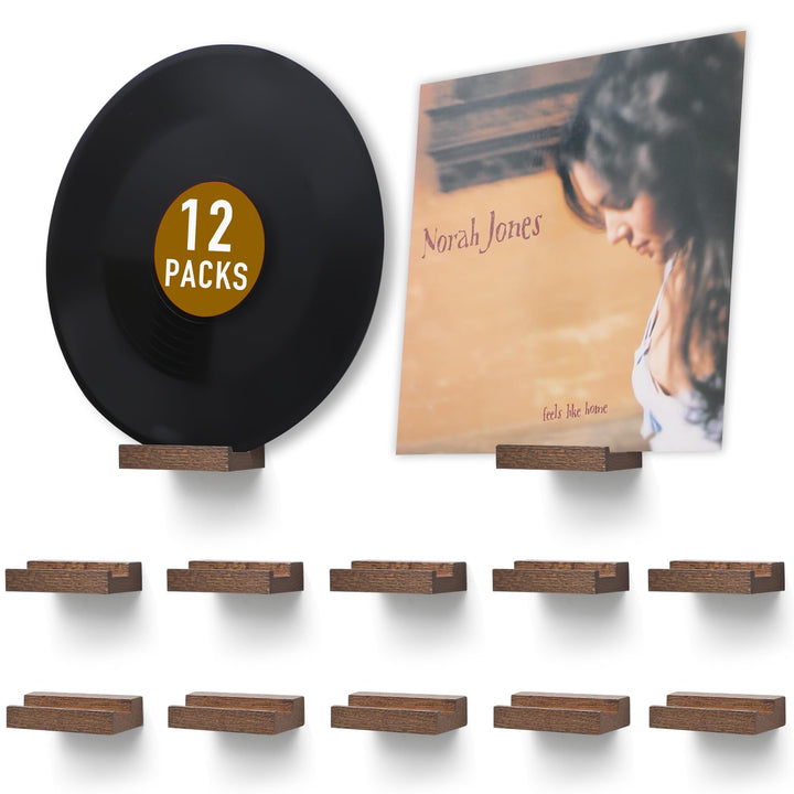 PHOENANCEE Massives Eichenholz, Schallplatten-Wandhalterung, Schallplatten-PräSentationshalter FüR L